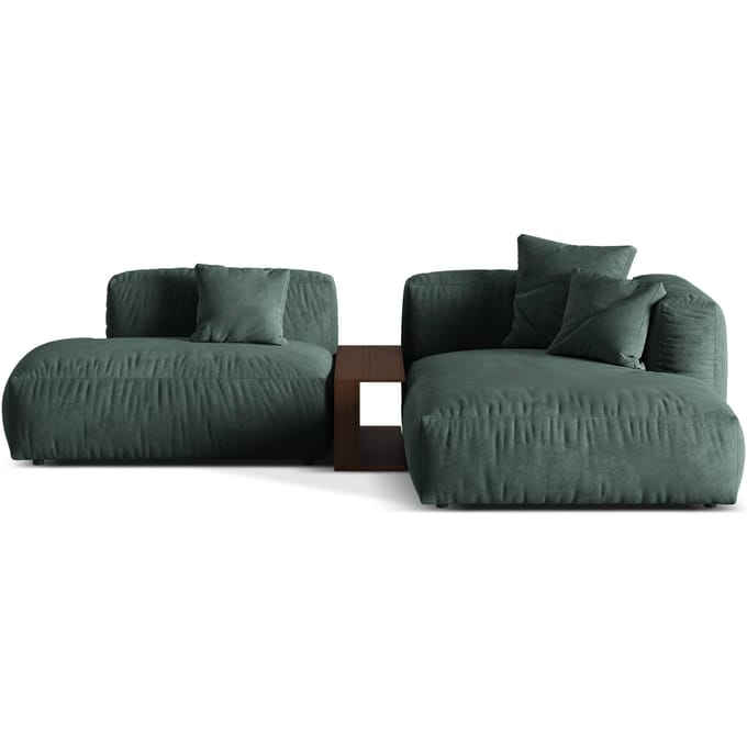 Hoekbank Martina rechts velvet | Micadoni
