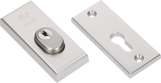 AMI Rozet Met Kerntrekbeveiliging aluminium