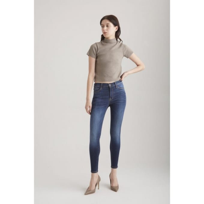 COJ - Sophia - Dames Skinny Jeans - Dark Vintage Blue