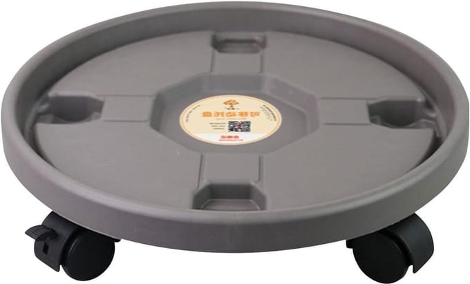 Ronde plantenroller met wielen voor binnen en buiten