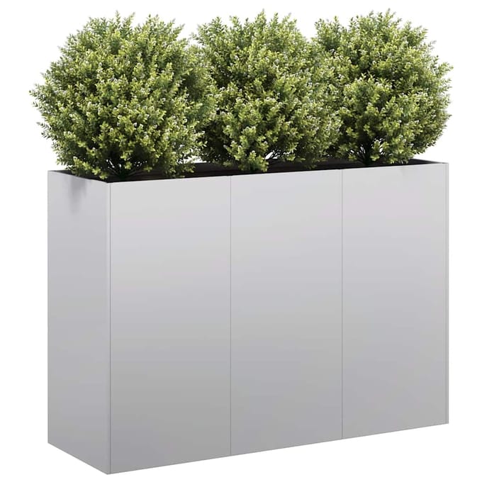 vidaXL - Plantenbak - 120x40x80 - cm - gegalvaniseerd - staal