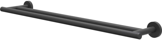 IVY Wandhanddoekrek - 60 cm - Dubbel - Mat Zwart