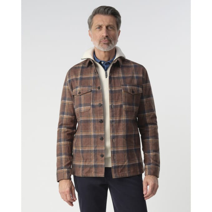 Campbell Overshirt Bruin Heren