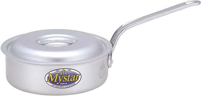 Aluminium Ondiepe Pan 21 cm met Één Handgreep