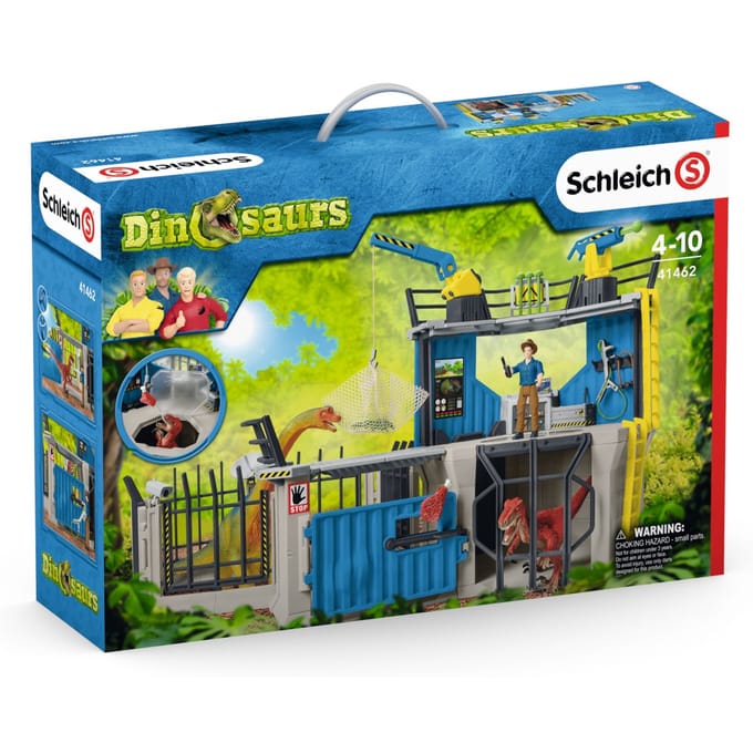 Schleich Dinosaurus Groot Dino-onderzoekstation - Speelfigurenset - 41462