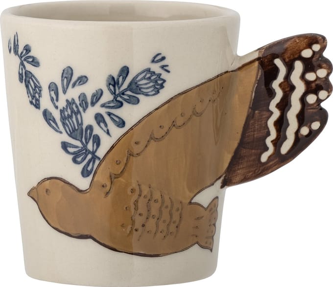 Bloomingville - Hezha-Beker - Beige - Aardewerk