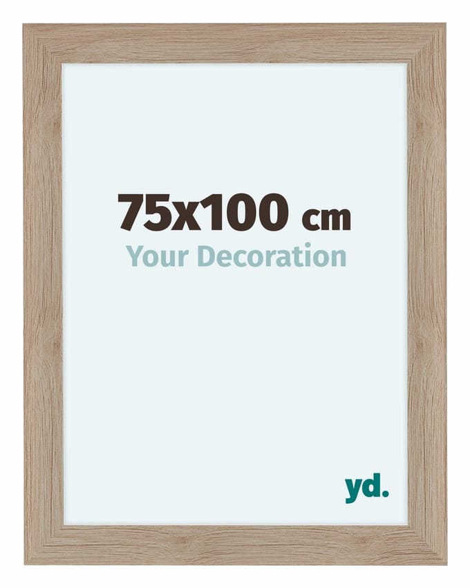 Your Decoration - Fotolijst 75x100 cm - MDF - Eiken Licht - Como