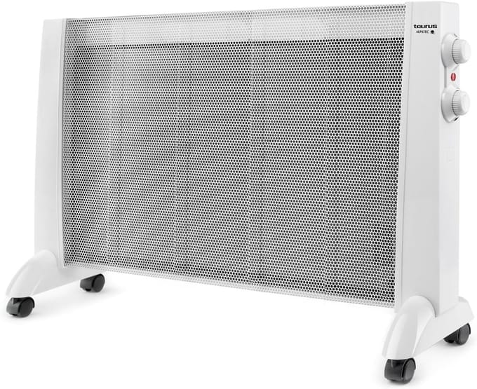 Elektrische Radiator - Mobiele Kachel - Ruimte Verwarmen - Snelle Opwarming - 2400 Watt - Wit