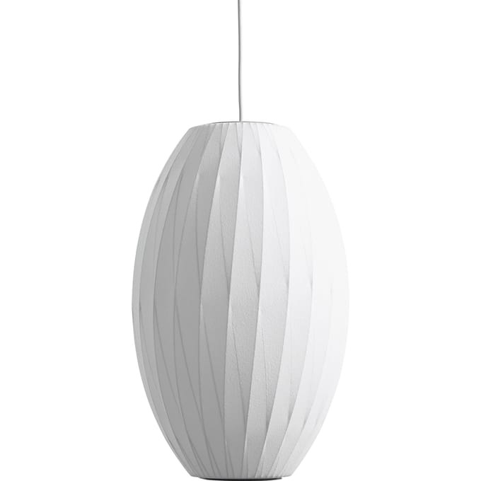 HAY Nelson Cigar Crisscross Bubble Hanglamp Medium Off-White