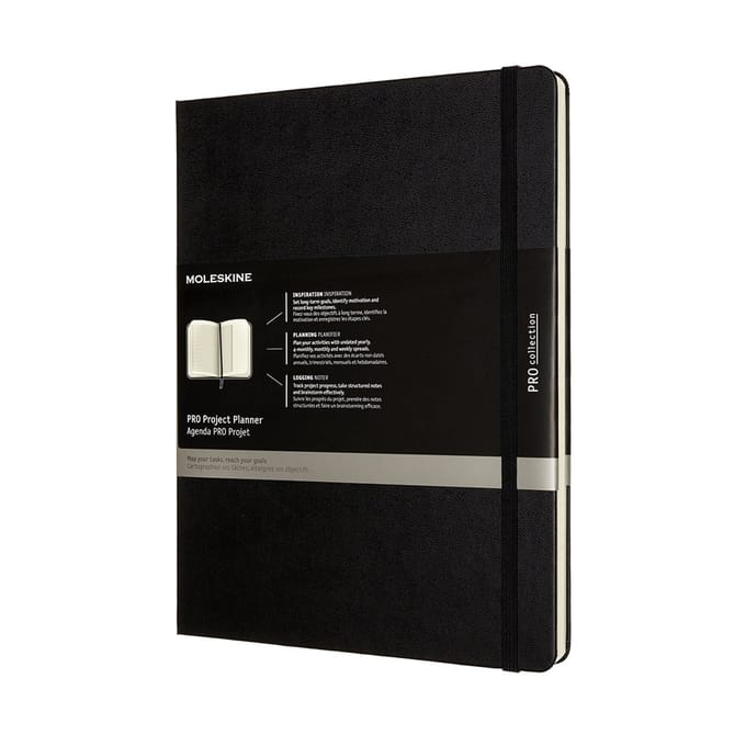 Moleskine Professional Project Planner - Extra Large - Hardcover - Zwart