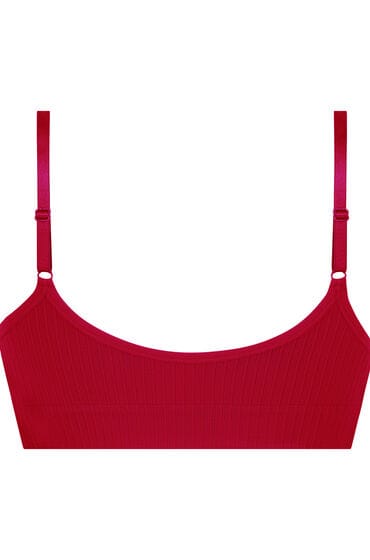 Hunkemöller Dames Lingerie Bralette Dianne - Rood - maat S