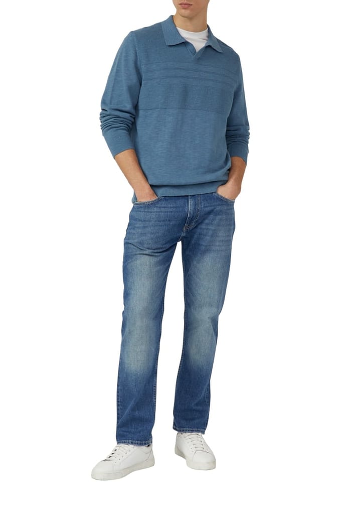 s.Oliver Pullovers Soft Sage Maat: M | Sweaters Outlet | Heren | Blauw