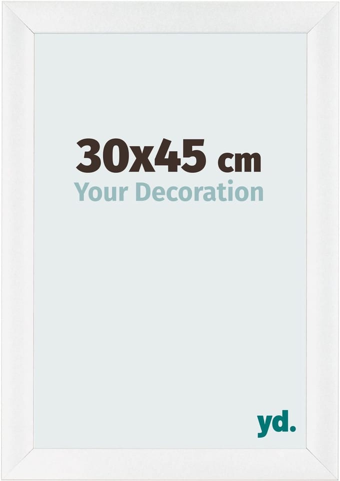 Your Decoration - Fotolijst 30x45 cm - MDF - Wit Hoogglans - Pisa
