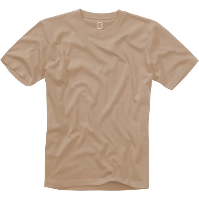 Brandit - Basic Heren T-shirt - S - Beige