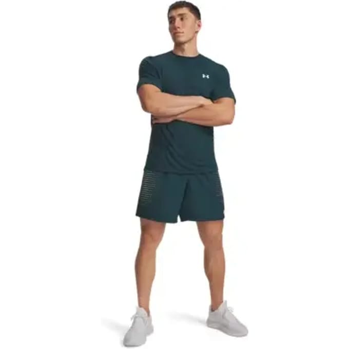 Under Armour Tech Play Korte Broek Groen S Man