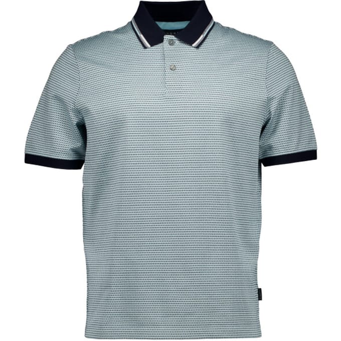 Bugatti Herren Polo 1/2 Arm Polos Lichtblauw 8150-15111e