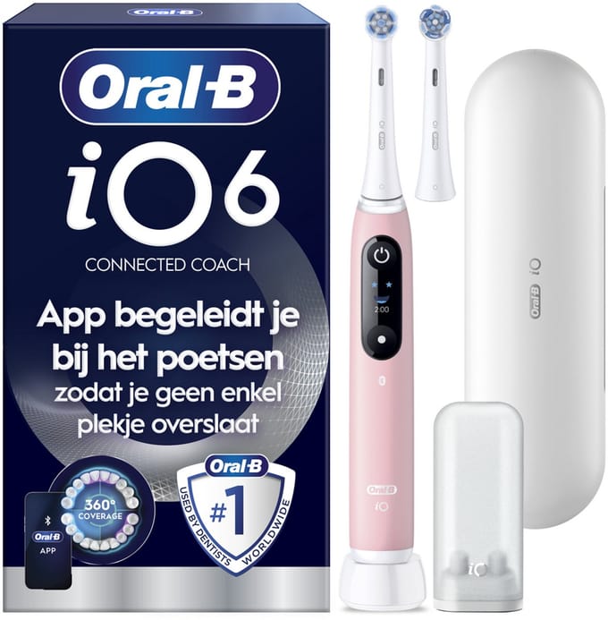 Oral-B iO 6N - Elektrische Tandenborstel - Roze