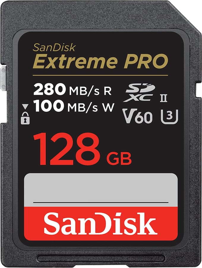 Sandisk Extreme Pro - Geheugenkaart - 128GB - 280MB/s - UHS-II