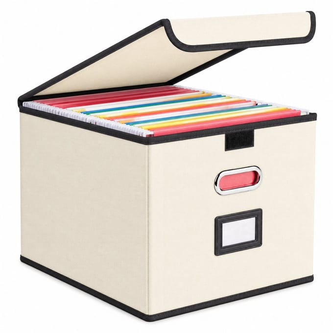 BOTC Document Organizer - Sorteerbak voor A4 Papier, Mappen & Documenten - Bureau Organizer voor Kantoor - Beige