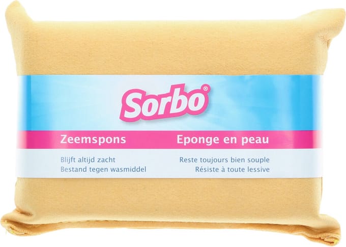 Sorbo Zeemspons Geel 11 X 7 X 3,5 Cm