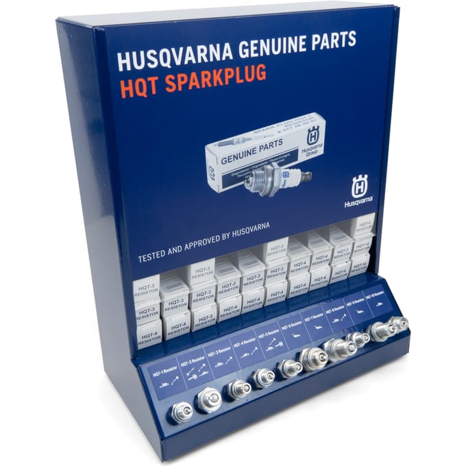 Husqvarna display for spark plugs