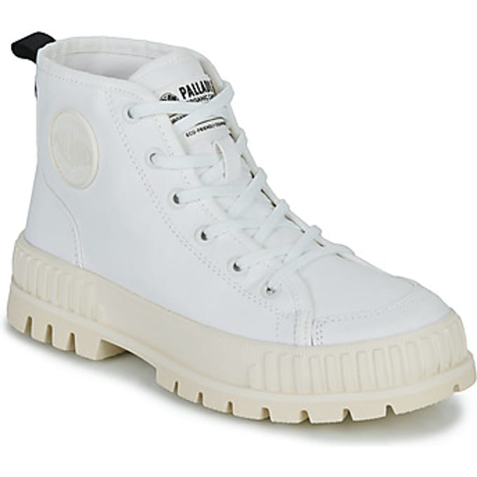 Palladium Pallashock Veterboots beige Canvas - Dames - Maat 36