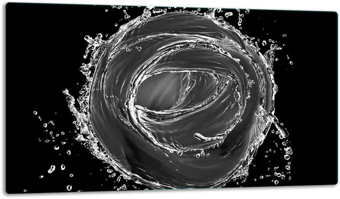 TMK ArtDeko Serie - Snijplank - Glas - 52x30cm - Kleurrijk Ontwerp