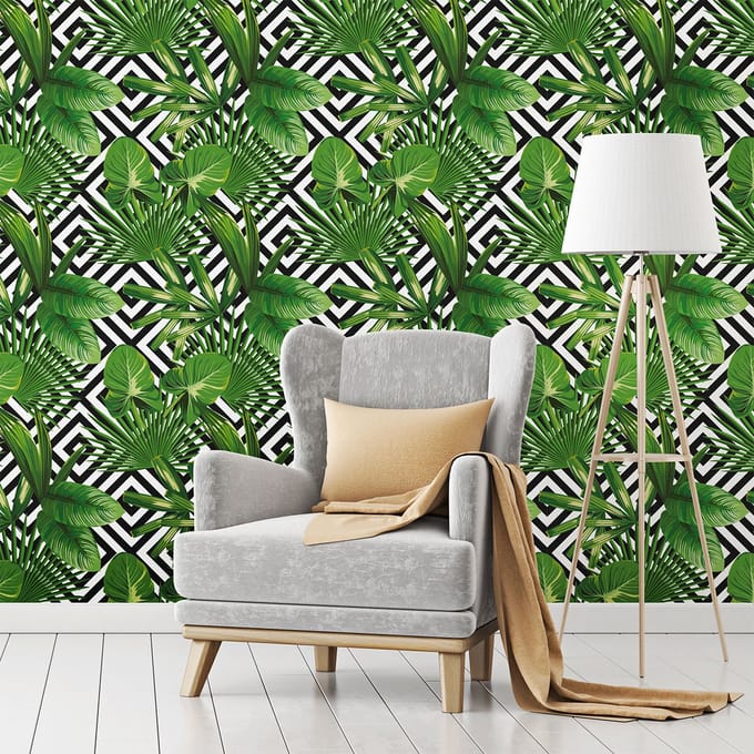 Behang-effect sticker - QUITO - 40x40cm