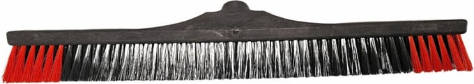Veger zacht 60 cm 70% gerecycled rood zwart