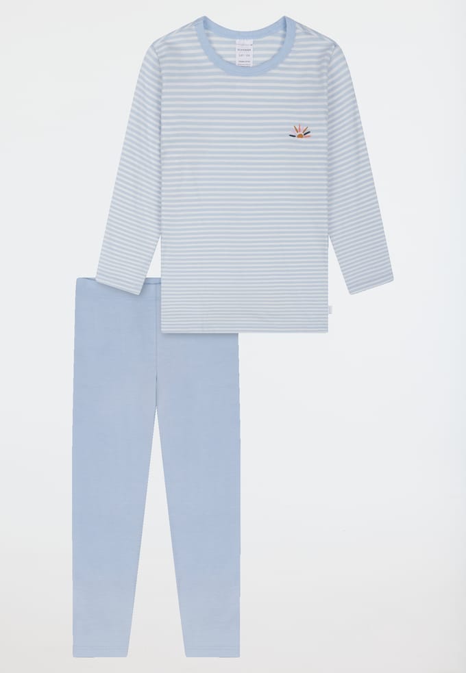 Lange blauwe gestreepte pyjama - Kids Nightwear 92