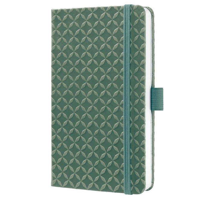 Sigel Jolie notitieboek Flair formaat A6 natural green met lijn