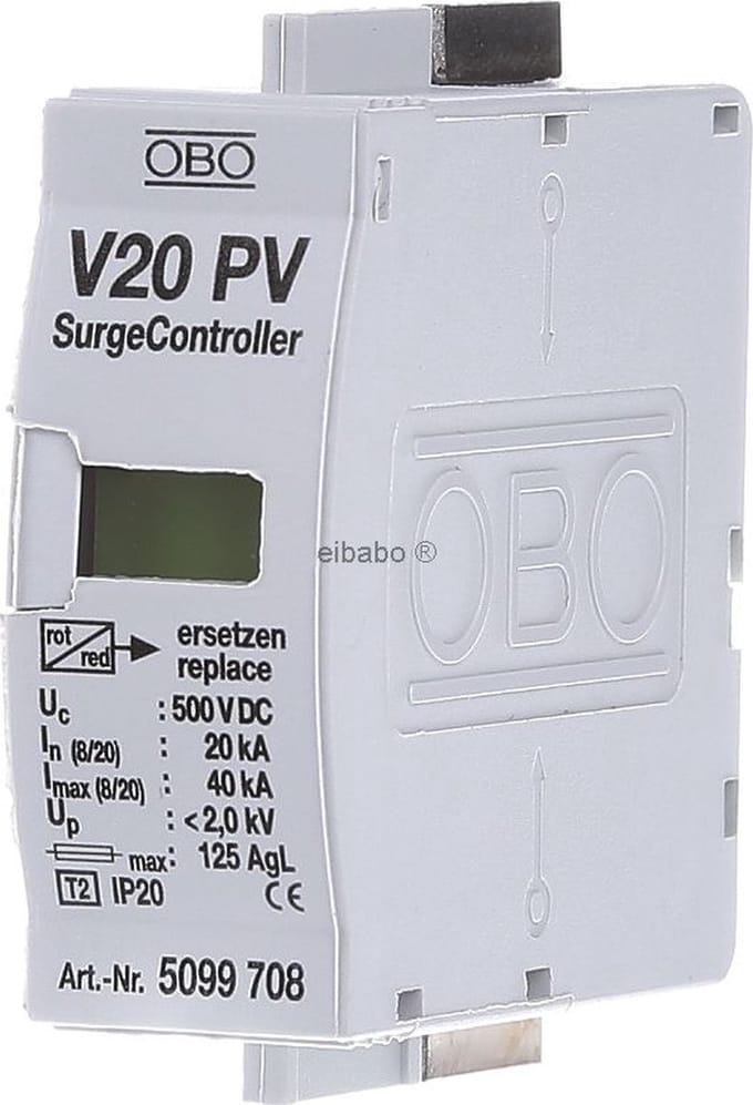 OBO - Overspanningsafleider basiselement V20-C 0-500PV 5099708