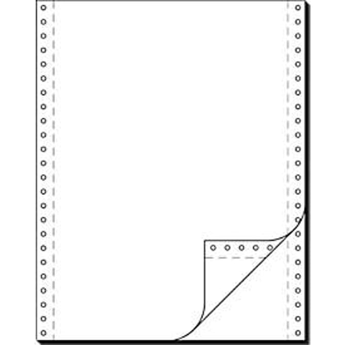 Schäfer Shop Select Computer-kettingpapier, LP, SD, 2-voudig blanco, 1000 st.