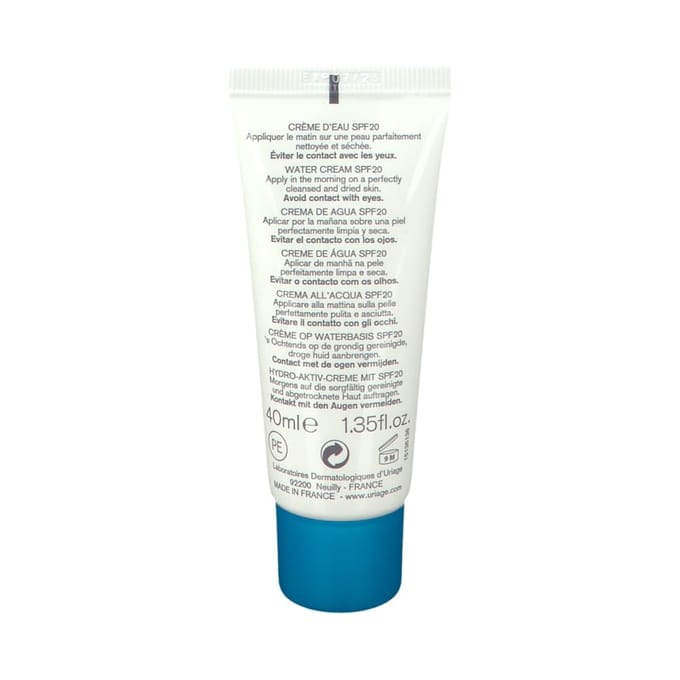 Uriage Eau Thermale Lichte Watercrème SPF 20 40 ml