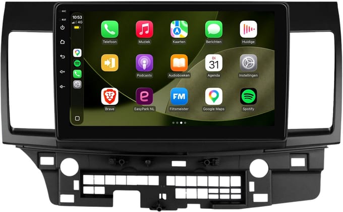 Carplay autoradio geschikt voor Mitsubishi Lancer CY | 2008 t/m 2012 | Android 13 | Draadloos Apple Carplay & Android Auto | 2GB + 32GB | 8-Core processor | Davilon | 2025 model | 2008 2009 2010 2011 2012 | Bluetooth & Wifi