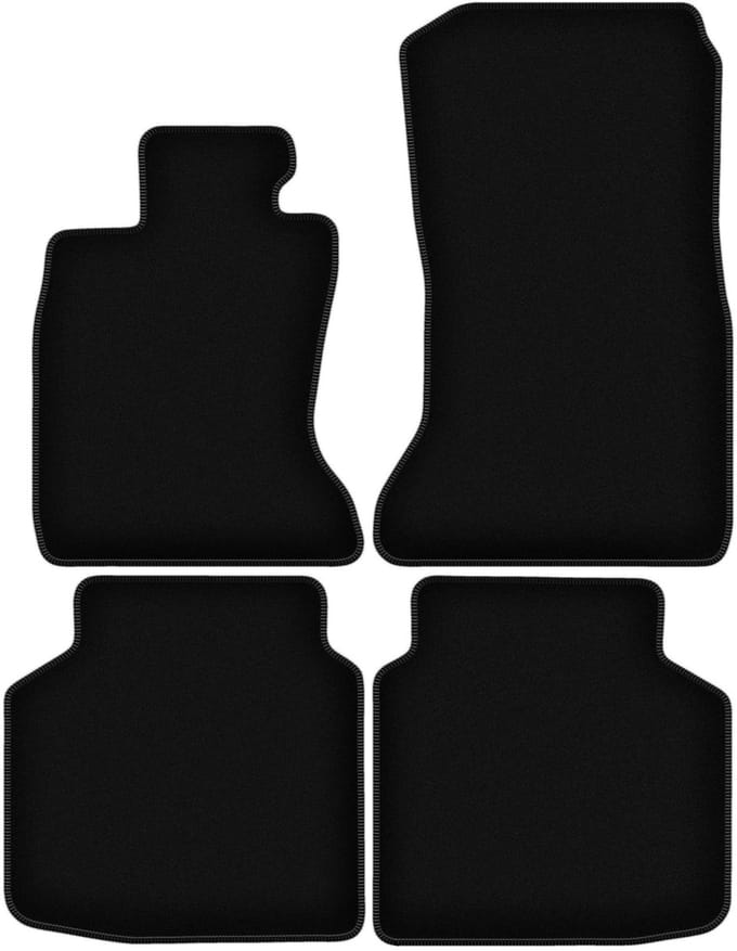 BASIC zwarte veloursmatten voor: BMW 7 F02 xDrive (2008-2015)