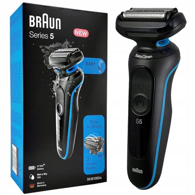 Braun B1000s 143219 Folie-scheerapparaat Zwart