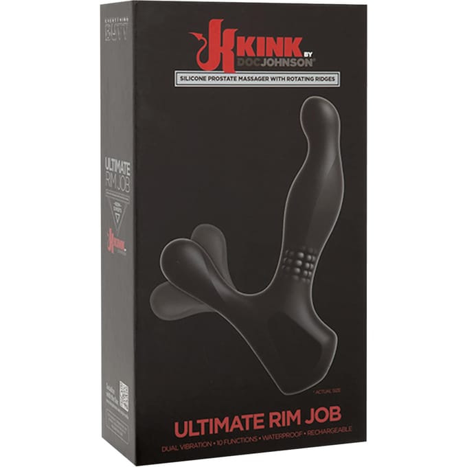 Silicone Prostate Massager With Rotating Edges