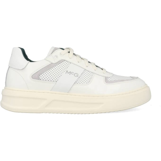 McGregor Heren Sneakers - Wit - Lage Sneakers - Leer - Veters