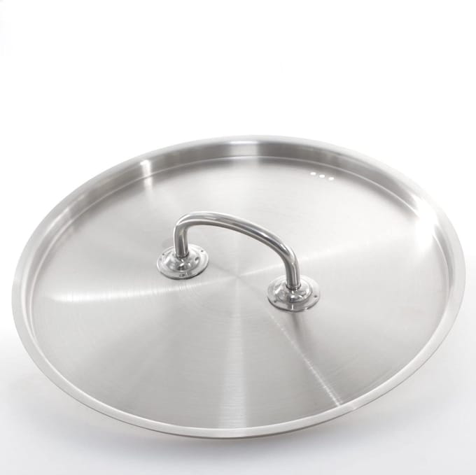 Pan Deksel - Universeel Deksel - Koken en Bakken - Met Stoomgat - Ø 32cm - Zilver