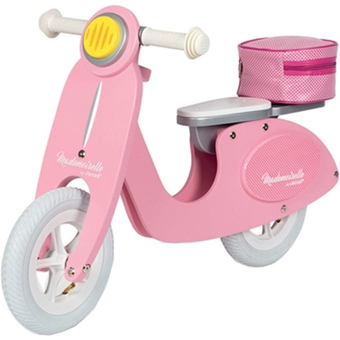 Janod Mademoiselle Roze Loopfiets - 3-5 Jaar