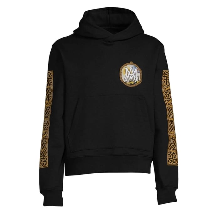 Amiri Lanscape Frame Design zwarte hoodie