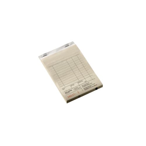 Djois Atlanta kassablok - houthoudend - 142x100 mm - NL tekst - 50x2 vel - carbon