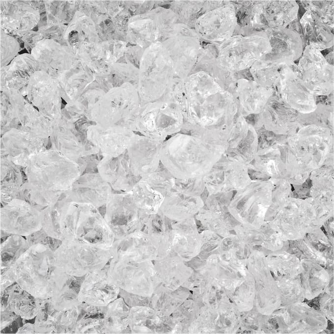 Glasblokken, 4-10 mm - Bergkristal