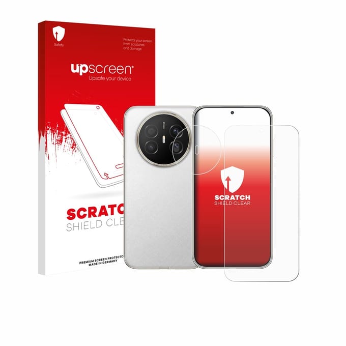 upscreen - Screenprotector voor Huawei Mate 70 Air (Voor+Camera) - Folie Beschermfolie transparant