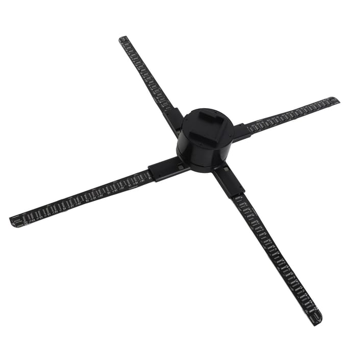 3D Hologram Ventilator 678 LED APP WiFi Bluetooth Afstandsbediening 22 Inch Holografische Projector Ventilator voor EU Plug
