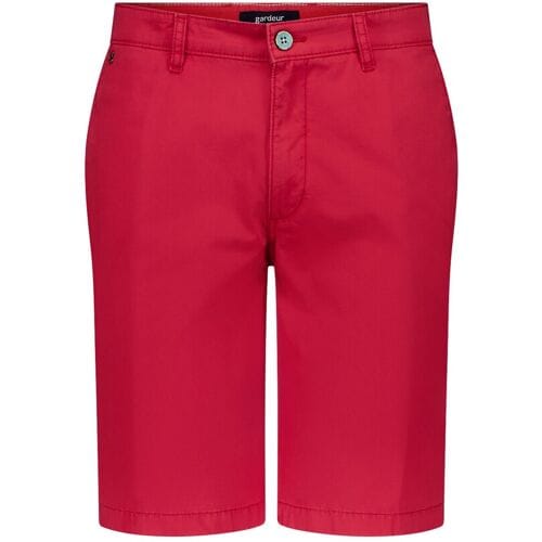 Gardeur Bermuda Jasper Resort Chic Rood / male