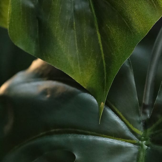 Monstera Kunst Guirlande XL 180cm
