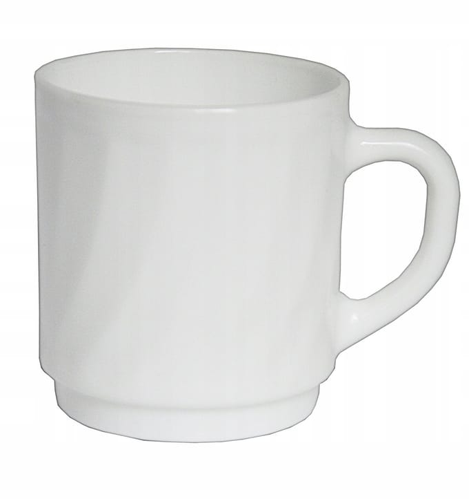 Luminarc Trianon Stapelbare Witte Mok 290 ml - Duurzaam Glas