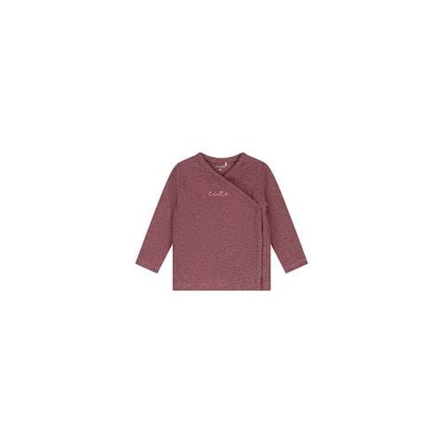 Prénatal newborn overslagshirt - meisjes - Mid Mauve Purple - Maat 62